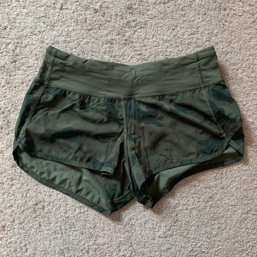 HTF camo speed shorts